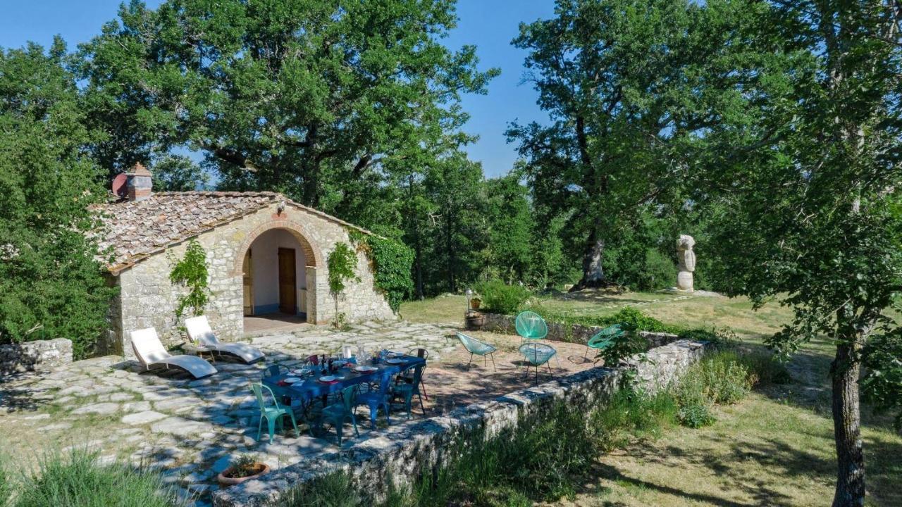 Montelodoli Capanna Villa Gaiole in Chianti Bagian luar foto