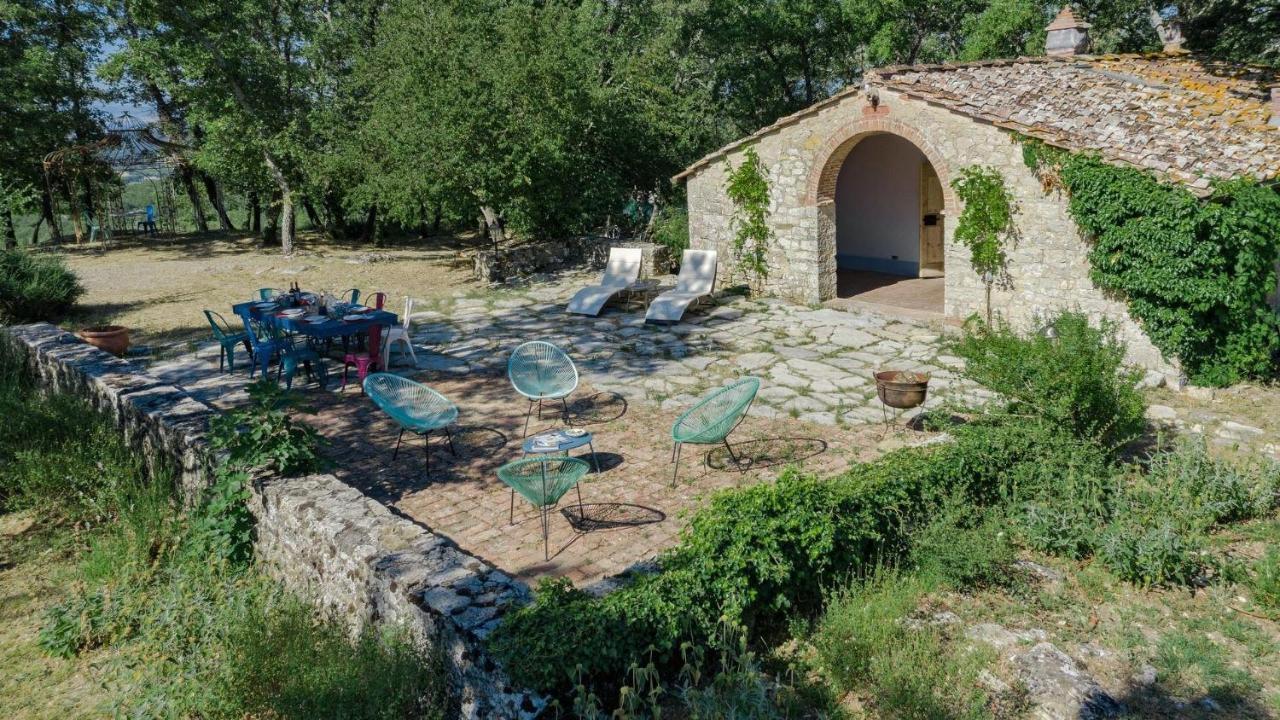 Montelodoli Capanna Villa Gaiole in Chianti Bagian luar foto